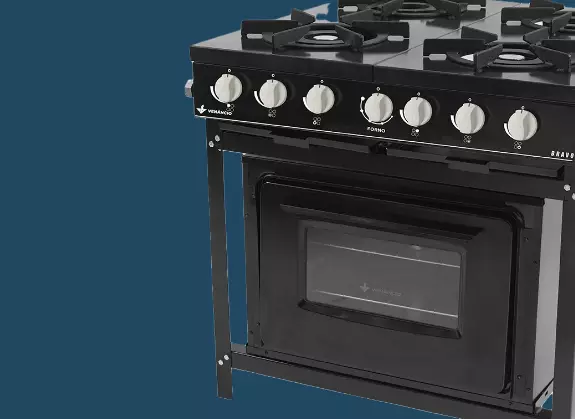 Fogão industrial com forno