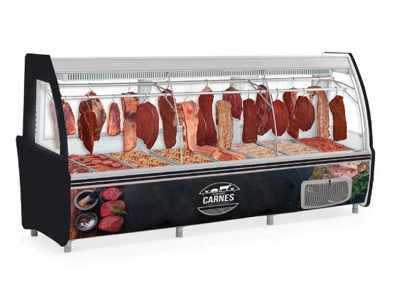 Balcão de açougue para carnes