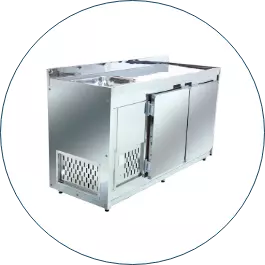 Balcão de Encosto Inox