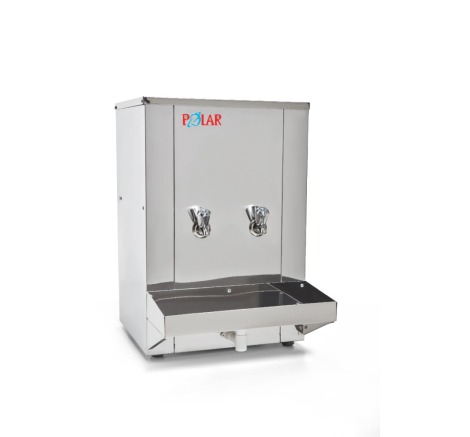 Bebedouro Industrial Polar 20 litros 02 Torneiras De Bancada Inox BEIB-202-220v em inox