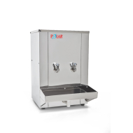 Bebedouro Industrial Polar 20 litros 02 Torneiras De Bancada Inox BEIB-202-220v em inox